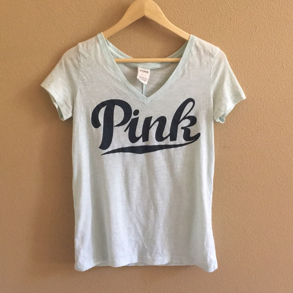 PINK Victoria’s Secret blue T-Shirt